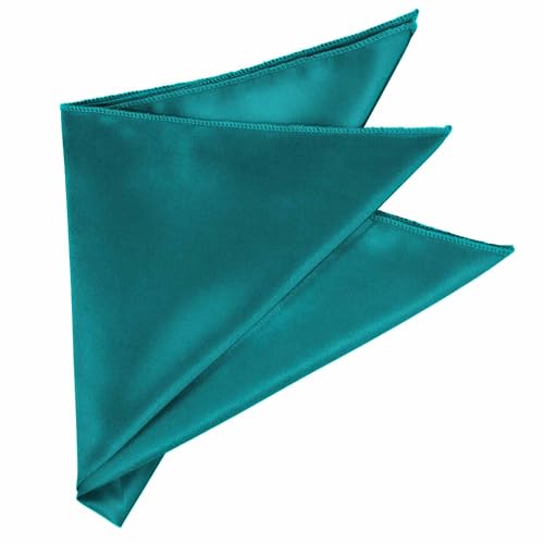 Image of tiemart Solid Color Pocket Squares for Men | For Suits, Perfect for Wedding Parties, 12 x 12 inch / 30 x 30 cm