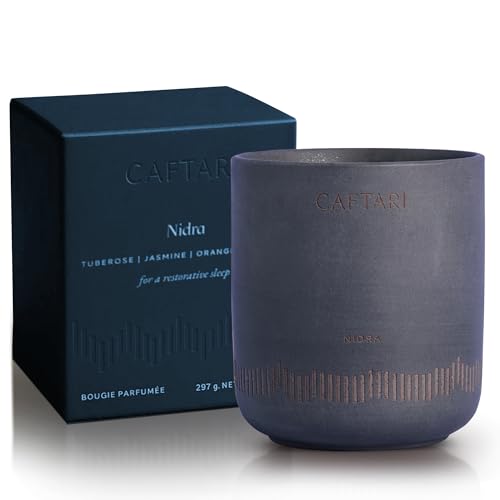 CAFTARI Luxury Aromatherapy Candle | 60 Hour Burn | Clean