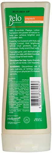 Belo Essentials Papaya Lotion Brightening Protecting Spf30 200 Milliliters #TOP1