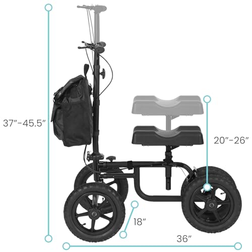 Vive Mobility MOB1019PNK All Terrain Knee Scooter Walker thumb #5