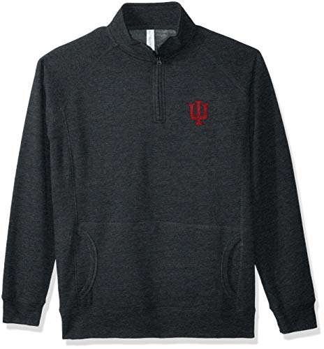 Ouray Sportswear NCAA Women s Dee-lite 1 4 Zip Indiana Hoosiers, Graphite, Small