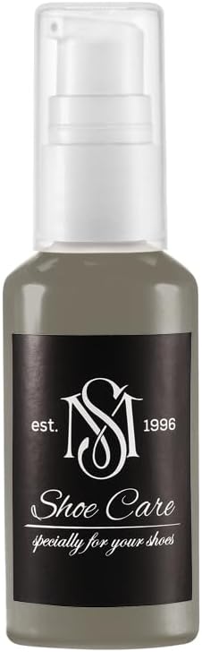 Suede & Nubuck Cream - NCS S 6005-Y Dark Khaki Grey Charcoal - Color Renovator & Suede Conditioner for Velvet Texture by MAVI STEP - 1.70 fl oz / 50 ml