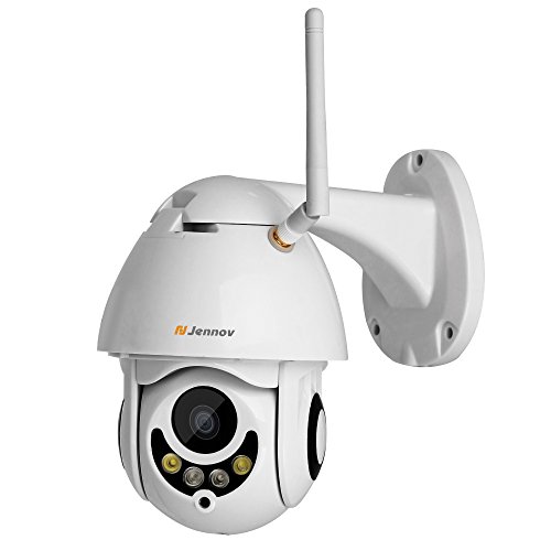 最安値 Wifi 防犯カメラ 屋外 防水 Jennov 家庭用 1080p 高画質 ワイヤレス ドーム型監視カメラ マイク付き 32gsdカ ード音声録画 赤外線ライト 暗視撮影 無線 ネットワークカメラ スマホ 遠隔監視 動体検知 メール警報 Iphone Ios Android対応 日本語アプリの価格比較