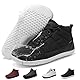 Wizshoe Barfußschuhe Herren Damen Wasserdicht Herbst Winter Barfuss Schuhe Stiefel mit Breite Zehenbox Bequeme Winterschuhe rutschfeste Wanderschuhe mit Zero-Drop Solhe Turnschuhe Unisex Schwarz 38EU