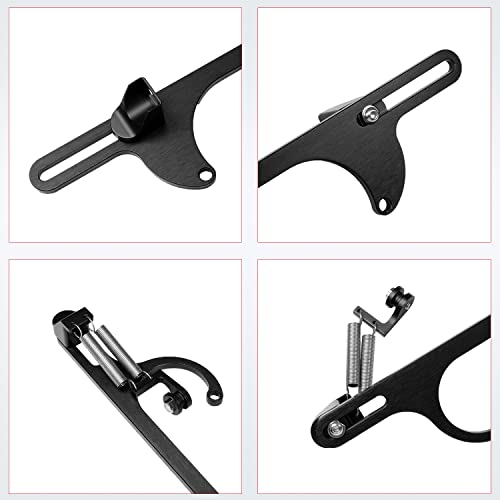 Wowyzl Throttle Cable Bracket For 4150 4160 Series Adjustable Aluminum Carburetor Bracket (Black) #TOP2