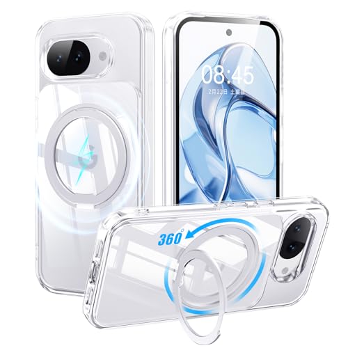 �y�ČRMIL�K�i�EMagsafe�Ή��zGoogle Pixel 10a �p �P�[�X MagSafe�Ή� �����O 360°��]�X�^���h�@�\ �c�����Ή� �N���A ���΂ݖh�~ ���C�����X�[�d �����Y�ی� �ϏՌ� �g�уJ�o�[ �O�[�O���s�N�Z��10a �J�o�[ 6.3