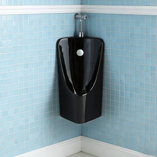 Urinario antichispas de pared en cerámica para evitar salpicaduras 2