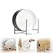 1 Pcs Rastrelliera per piatti, Scolapiatti per Piatti, Porta Piatti, Portapiatti da Scaffale, Scolapiatti, Porta Piatti Verticale Per Coperchi, Ripiani e Dispensa, Risparmiando Spazio (Bianco)