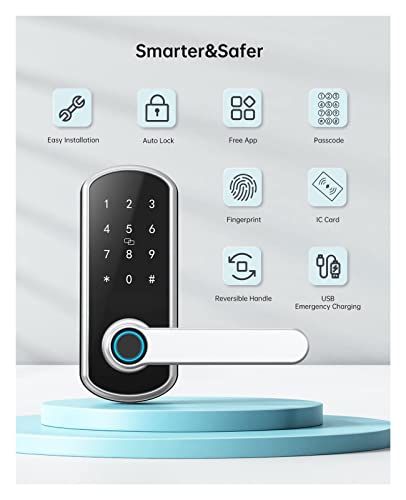 Serrure connectée à empreinte digitale et code pour chambre et bureau
