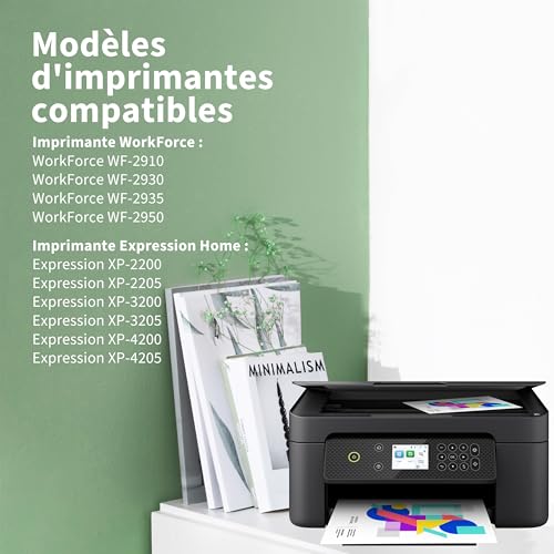 Cartouche XP-2200 XP-3200 compatible Epson Expression Home - Pack de 15