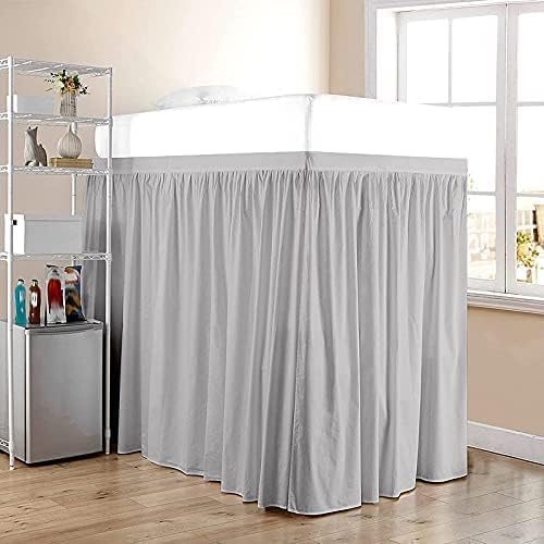 Shreem Linen Dorm Room Dust Ruffled Bed Skirt, 100