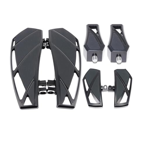 Pédale de levier de vitesse noire et marchepieds de moto pour commandes Touring
