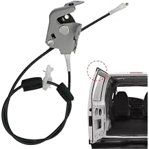 Trunk Upper Door Latch with Cable Compatible with 1992-2009 Ford E150 E250 E350 | Replaces 6C2Z-1543286-AA | Cargo Driver Side