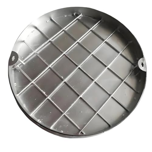 Fosse septique : couvercle invisible circulaire 91 cm métallique robuste contre les plaques moches