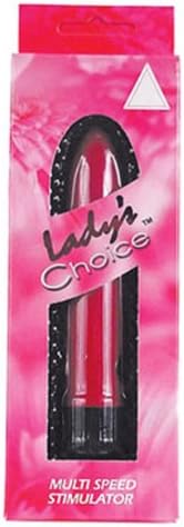 Vibrating Lady's Choice Multi Speed Stimulator - Red