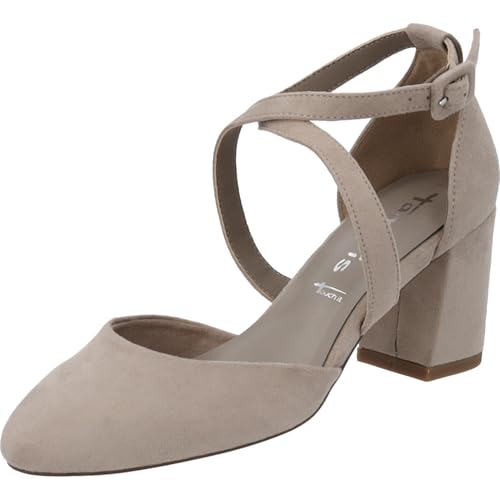 Tamaris Damen Pumps Vegan beige 39