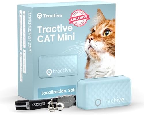 Tractive - Collar Gato GPS Mini | N.º 1 del Mercado | Localizació...