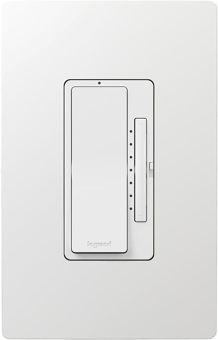 Legrand Radiant Wi-Fi Matter Smart Dimmer Light Switch, White 1 Pack