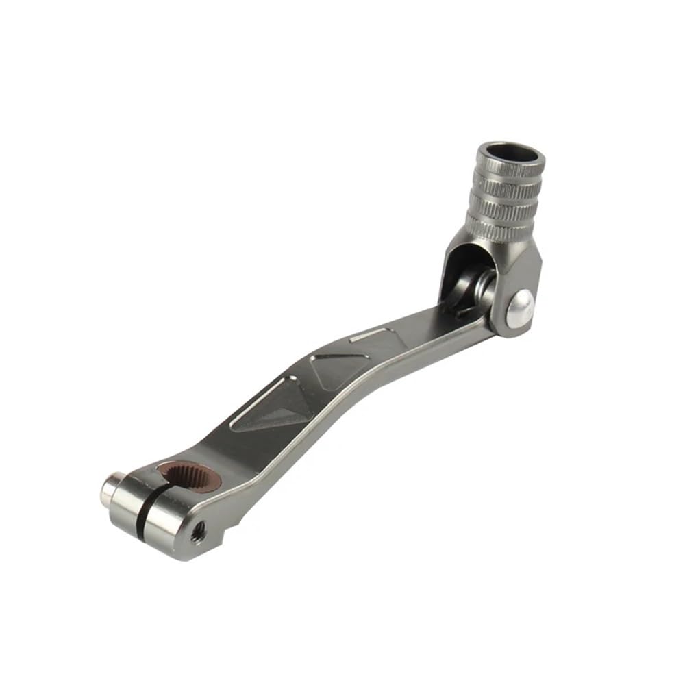 Lpuytrb Grey Gear Shifter Pedal Motorcycle Aluminum Folding Gear Shift Lever Dirt Bike Pit Bikes For Xr50cc For Crf50cc 70Cc 110Cc 125Cc