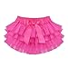 Littleforbig Women's Ladies Soft Mesh Underwear Comfortable Hipster Briefs Ballerina Tutu Skirted Panties Hot Pink S