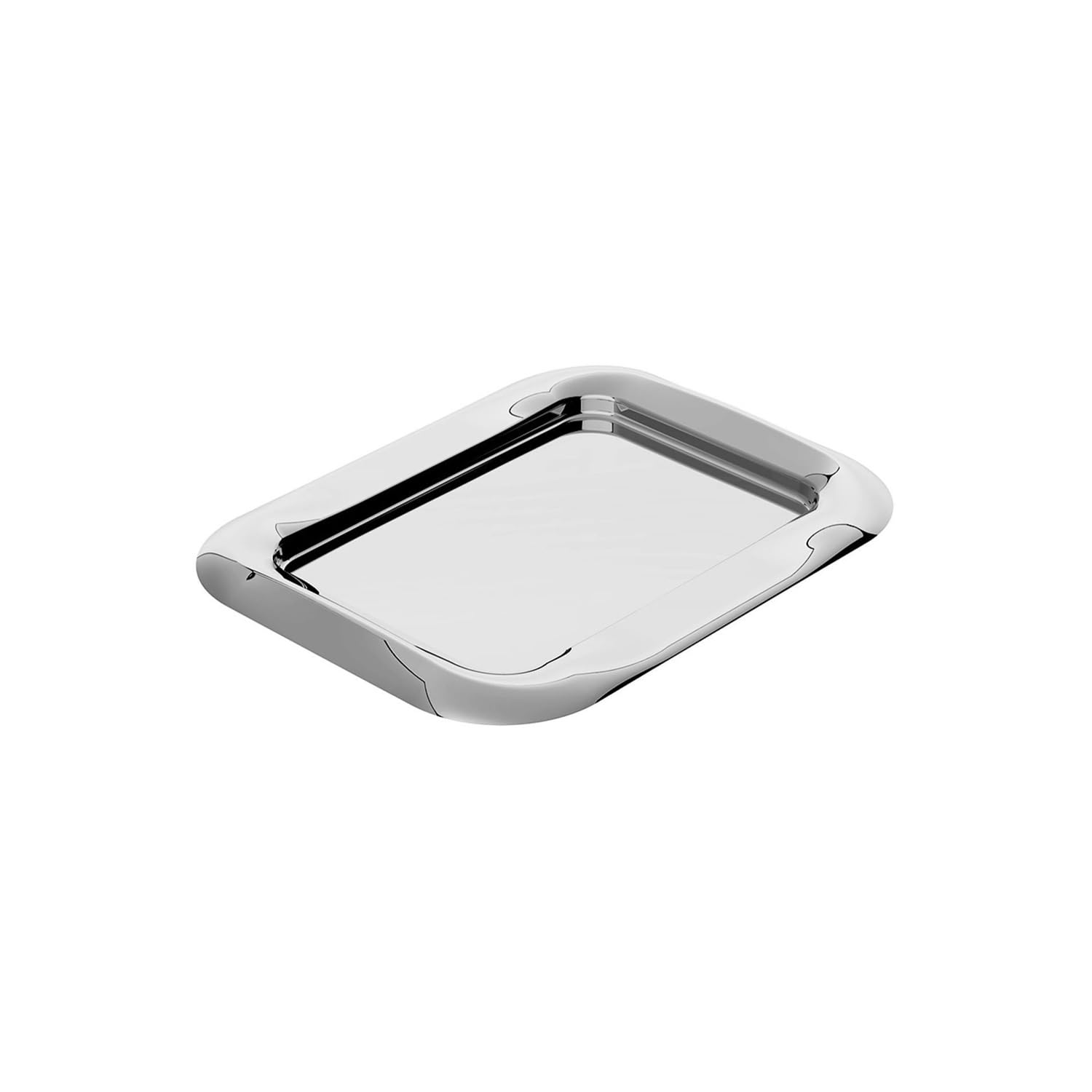 eexbz Tray Stainless Steel Dining Tray Household Rectangular Water Cup Storage Tray Afternoon Tea Tray Light Luxury Western Food Tray Serving Trays