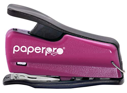 PaperPro inJOY 12 Reduced Effort Nano Mini Stapler, 12 Sheets, Pink (1813)