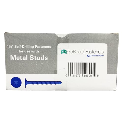 Fasteners Metal Studs – 1 5/8 SELF-Drilling (550 Fasteners/Box) miniatura 3