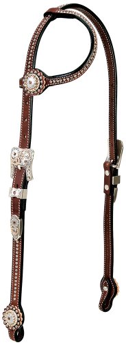 Weaver Leather Unisex Adult Sliding Ear Headstall, Brown, Horse Us #TOP18