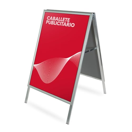CASHDISPLAY Caballete Publicitario de Aluminio