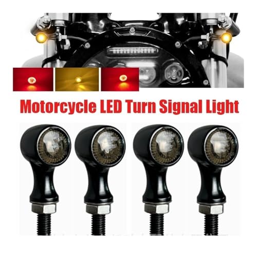 Clignotant de moto E24 LED double fonction frein arrière 8mm - 2