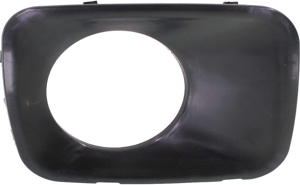 DAT AUTO PARTS Front Right Passenger Side Fog Light Cover Bezel Trim Lamp Hole Bumper Insert Replacement For 2009 2010 2011 Honda Pilot Black Smooth Plastic HO1039101 71102SZAA00ZZ