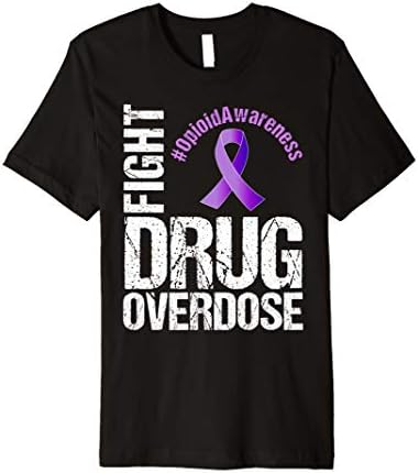 Fight Drug Overdose Opioid Awareness Graphic T-Shirt