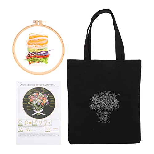 Kits de punto de cruz para bolsas de lona el regalo de costura creativa perfecto
