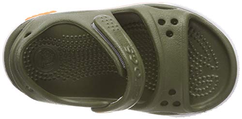 Image of crocs Boy's Crocband II Sandal PS Green Sandals-C10 (14854-309-C10)