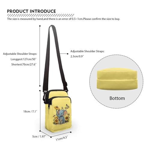 Image of Small Crossbody Purse for Women Kids Shoulder Messenger Bag