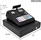 Nadex CR360 Registrierkasse, 4700 Lookups 50 Dept 50 Clerks, Quick Load Thermodrucker, kompakte Größe, Bargeld- und Münzschublade, Schwarz