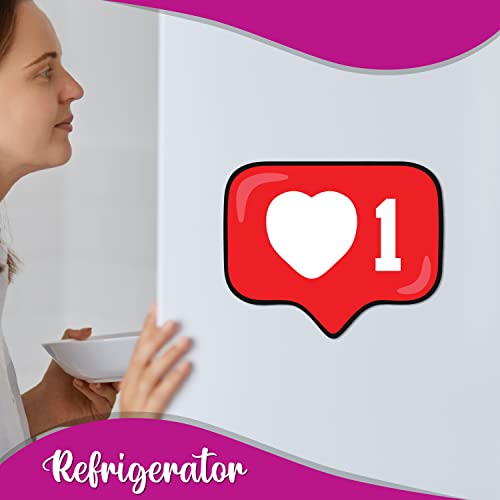 Image of Bhai Please Insta Love Couple Theme Wooden Fridge Magnet - Couple Gift