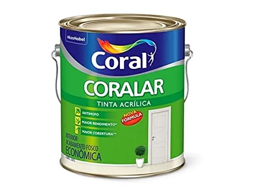 Tinta Acrílica Coralar, Camurça, 3.6 L, Coral