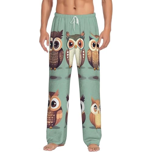 Pantalon de pyjama chaud en flanelle homme contre le froid hivernal