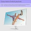HP Series 5 527sa Monitor w/Speakers 94F48AA#ABA Bundle with Docztorm Dock, 27 Full HD IPS (1920x1080) Display, 2X HDMI, Flicker-Free, Ideal for Home & Business, White/Silver (2025 Latest Model)
