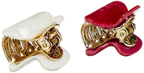 Prendedores para Cabelos Linha Daily Marmorizado, 8272, Marco Boni, Cores Sortidas, 2 Unidades