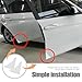 HQRNYP 4PCS Car Door Guard Protector, Car Door Edge Guard, Anti-Collision Vehicle Side Corner Protector, Auto Accessories Self-Adhesive Auto Edge Protection Cover Fit for Most Vehicle (White)