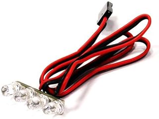 Integy RC Model C24612RED Straight Mounted Type High Brightness LED Light (4) Set
