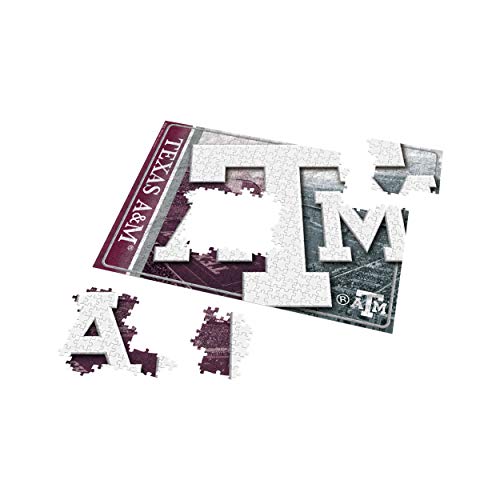 Image of FOCO NCAA Big Logo 500 Piece Jigsaw PZLZ