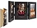 Frametory, 3 Picture Frames 4x6 Trifold Photo Frames Collage - Real Glass - Triple Folding (Black, 1 Pack)