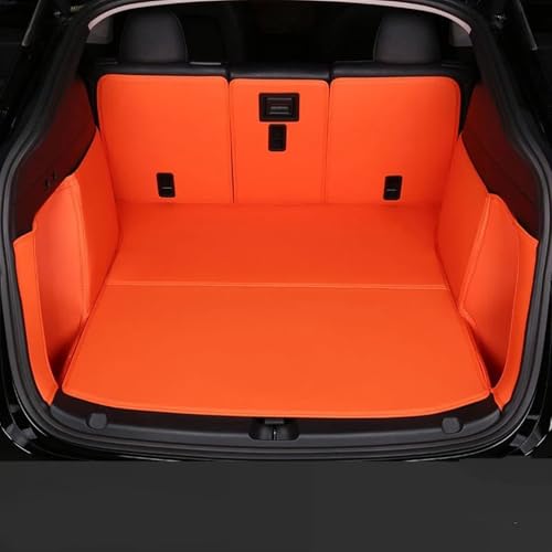 XYUOIS ���A�g�����N�t���A�}�b�g Tesla���f��Y 2021 2022 2023�N���f���ɑΉ� �Ԃ̃g�����N���C�i�[ �S�V�󃉃C�i�[�J�[ �I�[���C���N���[�V�u �g�����N�}�b�g ���Q�b�W���C�i�[ �ԗ��J�[�y�b�g(�u���E��)