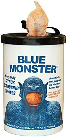 Blue Monster 77095 Blue Monster Heavy-Duty Citrus Scrubbing Towel, 12 x 10