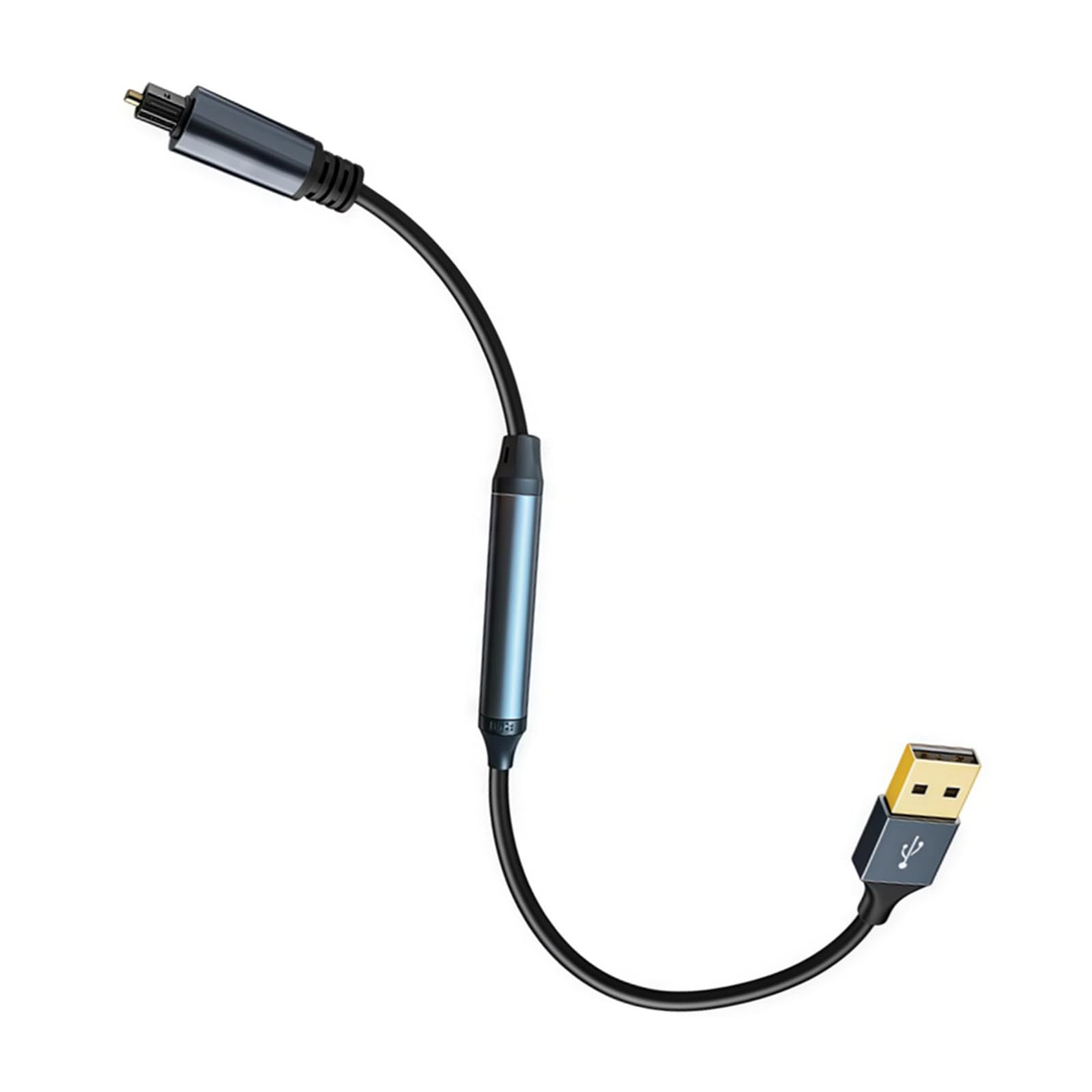 Adattatore ottico USB SPDIF convertitore in fibra digitale per altoparlanti home theater e connettività del computer portatile Adattatore audio da USB a ottico