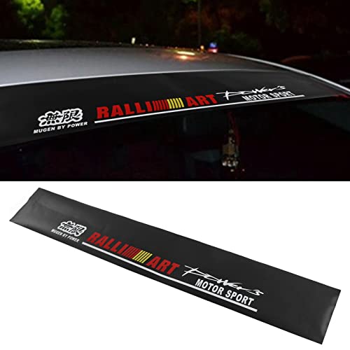 Uxsiya Decalque decorativo de pára-brisas, adesivos universais resistentes ao desgaste de alta resis