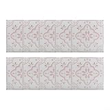 Photo Gallery besttoolifes 10 adesivi per piastrelle con motivo rosa, impermeabili, vintage, decorazione da parete, per cucina, bagno, casa, fai da te, in pvc, autoadesivi, misura media Photo Gallery besttoolifes 10 adesivi per piastrelle con motivo rosa, impermeabili, vintage, decorazione da parete, per cucina, bagno, casa, fai da te, in pvc, autoadesivi, misura media